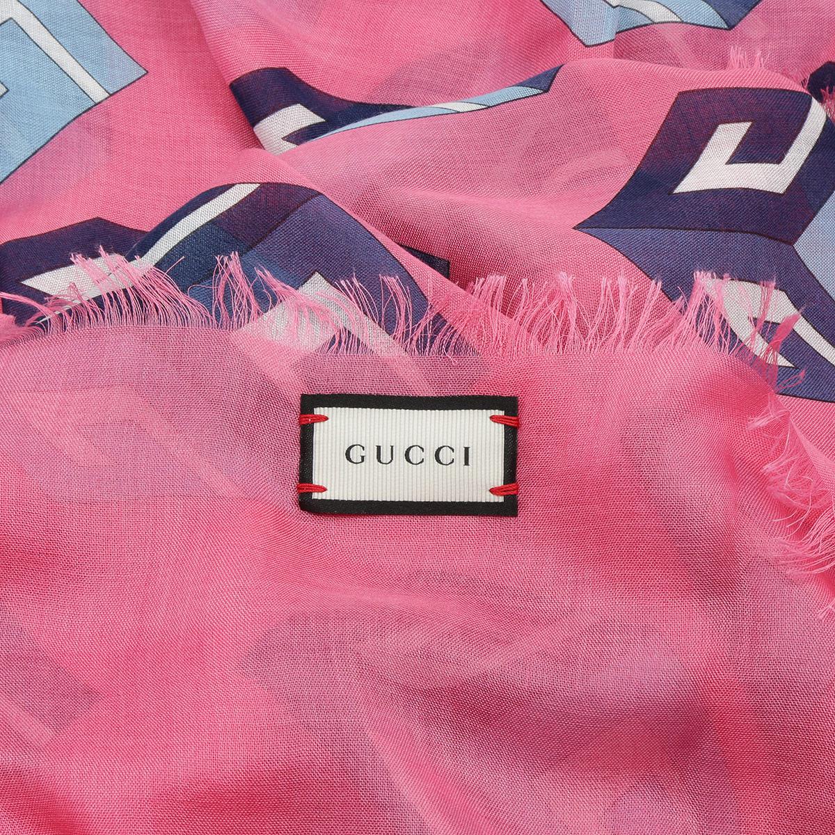 1200x1200 Gucci Gg Wallpaper Print Scarf Pink