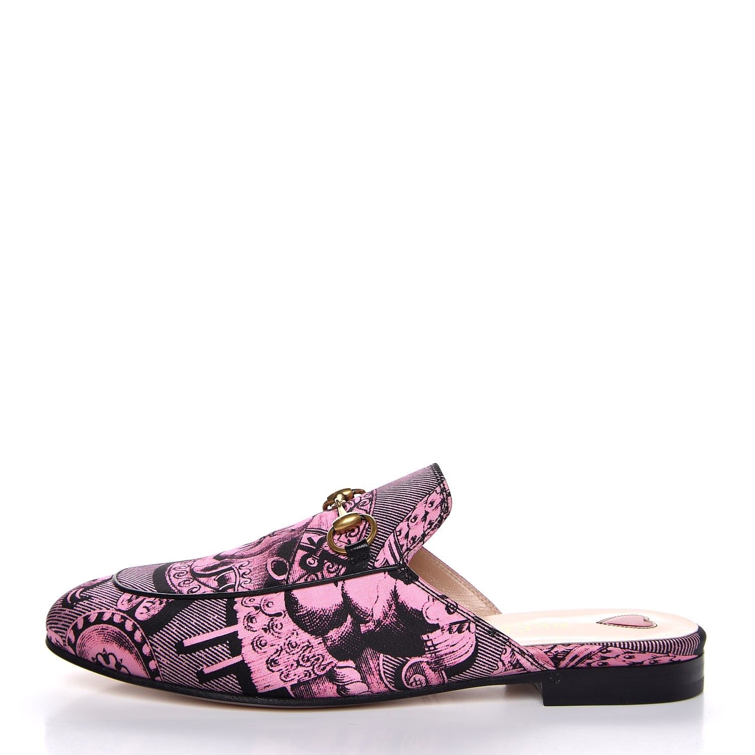 1500x1500 GUCCI Silk Satin GG Wallpaper Saint Romain Princeton Slippers Slides