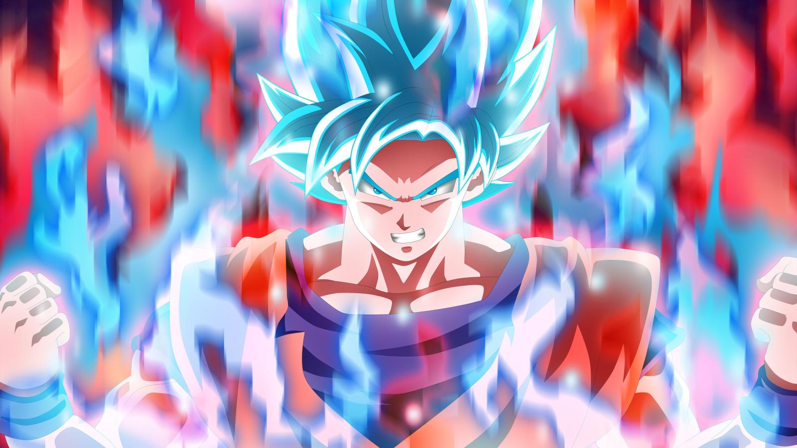 5760x3240 Wallpaper Goku, Dragon Ball Super, 4K, 8K, Anime, #6901