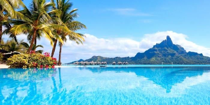 1332x850 Wallpaper sea, beach, tropics, palm trees, summer, sunshine, beach