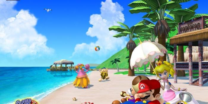 1024x768 Mario Sunshine - Beach - Super Mario Bros. Wallpaper (1990295) - Fanpop