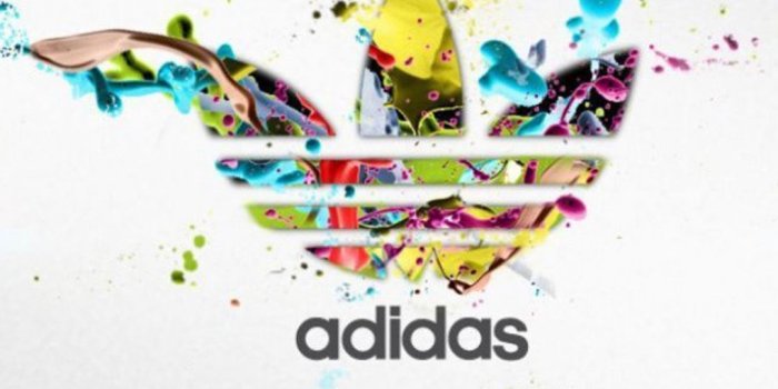 1080x1920 Adidas Colorful Logo Splash Android Wallpaper free download