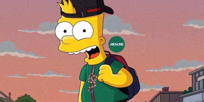 1080x1080 Homer Simpson Gucci Wallpaper - valoblogi.com
