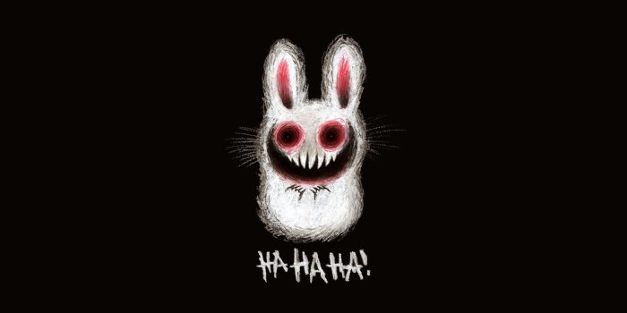 1920x1080 1920x1080 Creepy bunny wallpaper, cute adorable fluffy scary bunny