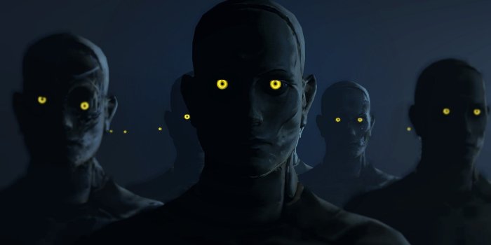 1920x1080 Yellow-eyed zombies, Fallout, Synth HD wallpaper | Wallpaper Flare