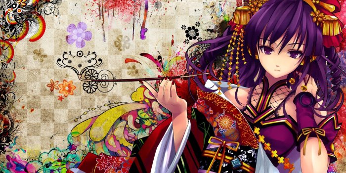 2560x1440 Fashionista geisha Wallpaper #5823