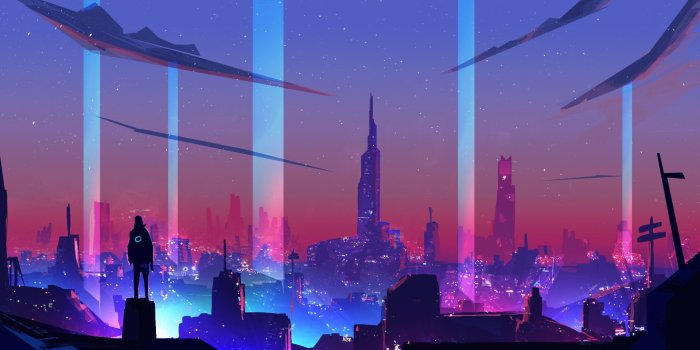 1920x1080 Wallpaper : Synth, Retrowave, neon, cyberpunk, digital art 1920x1080