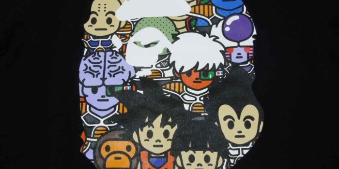 1024x768 A BATHING APE (エイプ) xDRAGONBALL Z (dragon ball) BAPE X DRAGON BALL Z  CREWNECK BAPE (ベイプ)