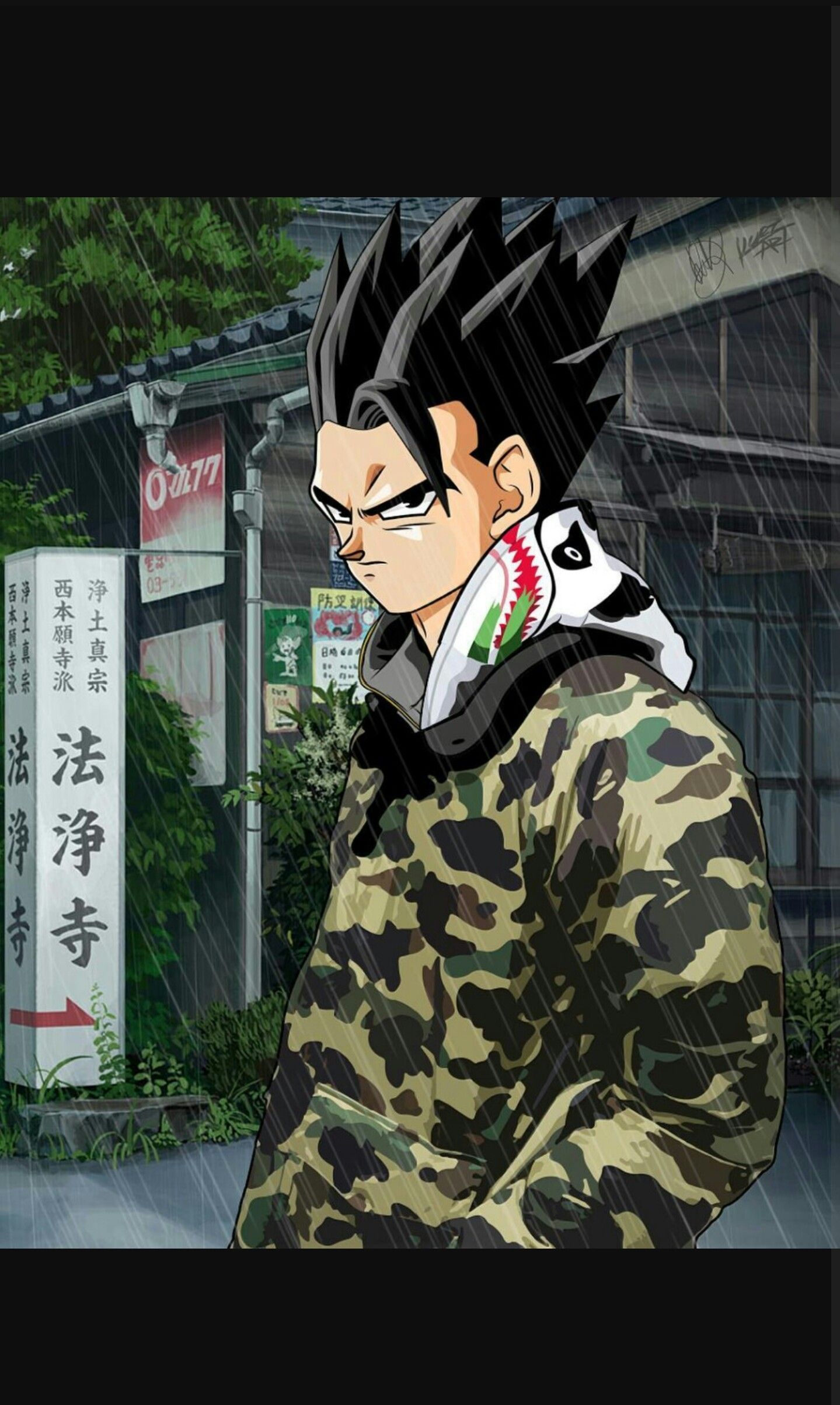 1439x2407 GOHAN BAPE SUPREME Dragon Ball Z | tamas in 2019 | Dragon ball
