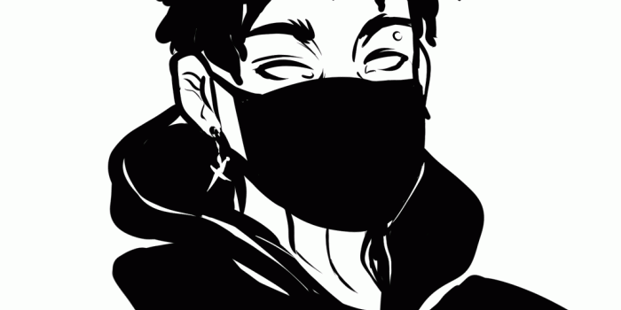 1024x1278 SCARLXRD | xxxtentacion | Rapper art, Art, Anime art