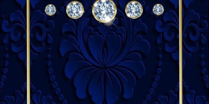 754x1283 Blue and gold diamond | Diamonds/Gems/Jewels | Bling wallpaper