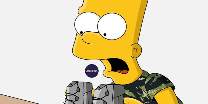1080x1080 Bart Simpson Hypebeast (#334869) - HD Wallpaper Download