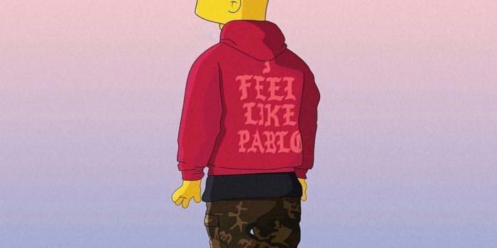 1060x1060 Bart Simpson Supreme Wallpapers