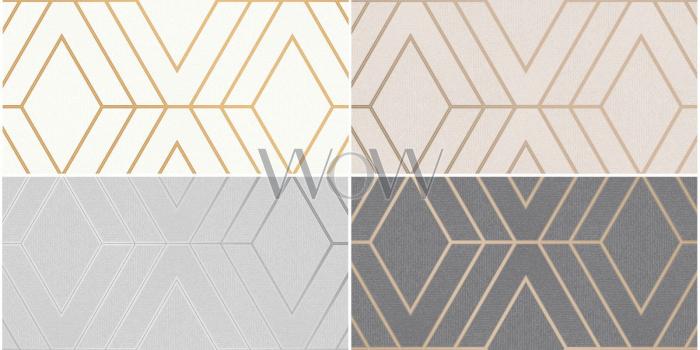 1600x1600 Details about FINE DECOR PULSE DIAMOND WALLPAPER - ROSE GOLD GREY METALLIC  GLITTER GEOMETRIC