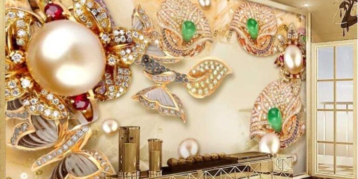 1000x800 Amazon.com: Yifangmao Fashion Golden Fashion Wallpaper 3D Stereo