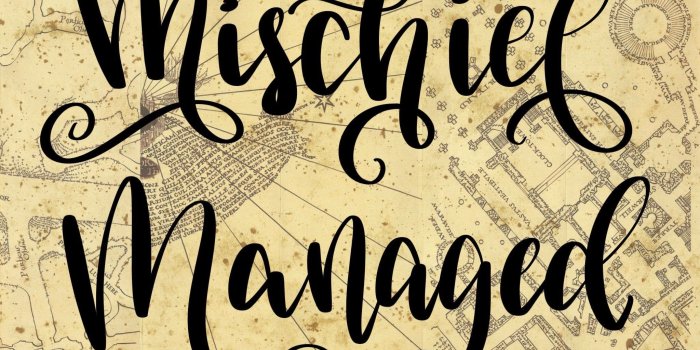 2048x1536 Mischief Managed Print (Map)