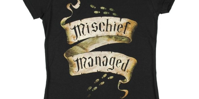 1070x1070 Harry Potter Marauders Map Mischief Managed Juniors T-shirt