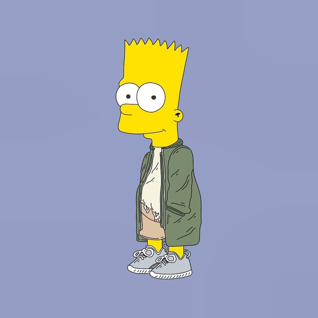 1080x1080 79594093 pdobbins203 on Sneakers art | Simpson wave, Bart