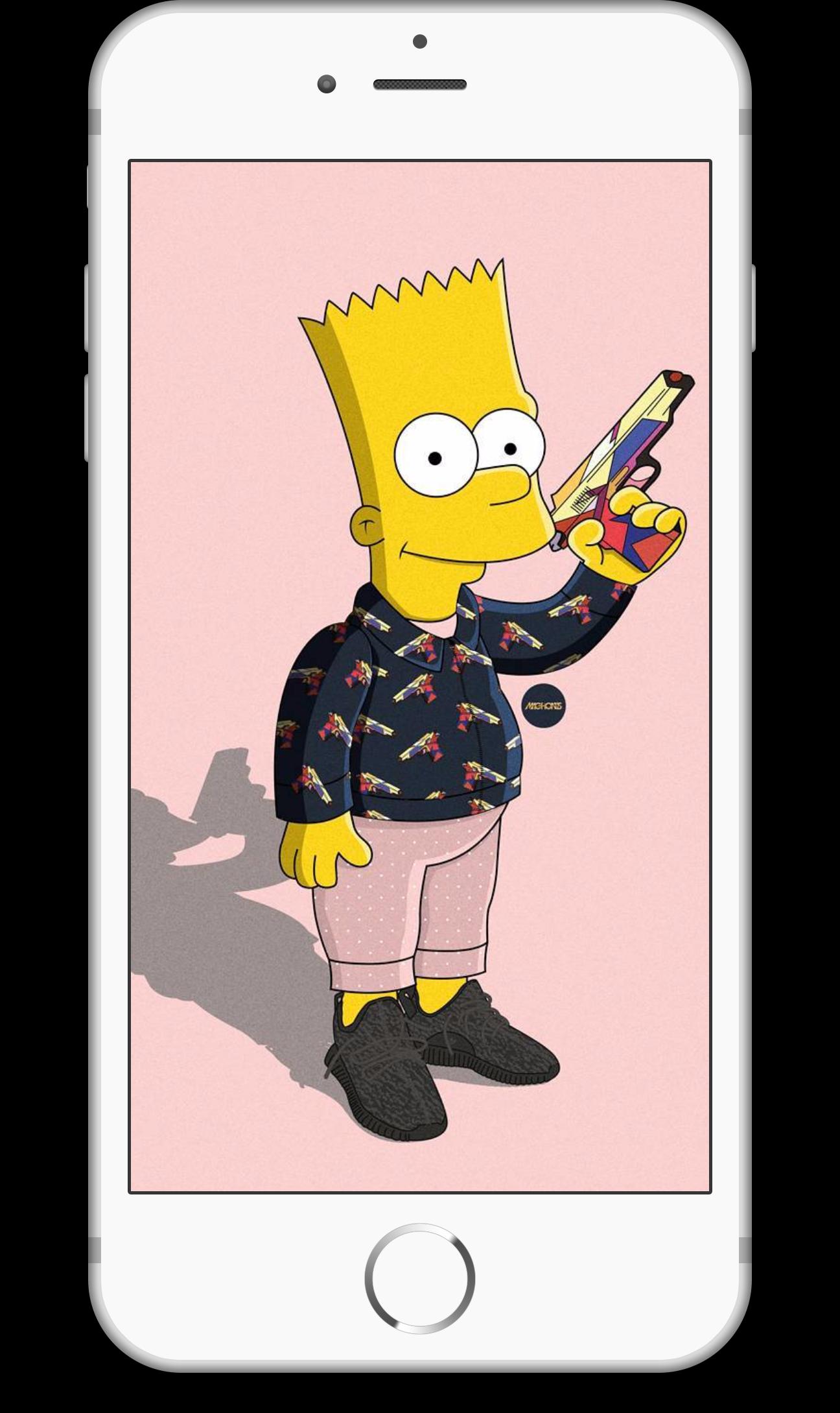 1296x2179 Bart x Supreme Wallpapers HD for Android - APK Download