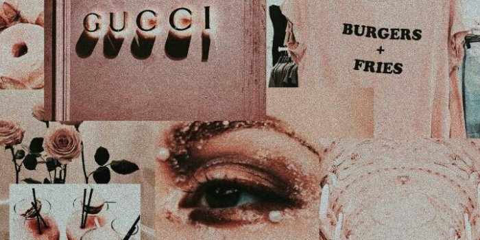 720x1280 rose gold pink aesthetic mood board background wallpaper | c0llages