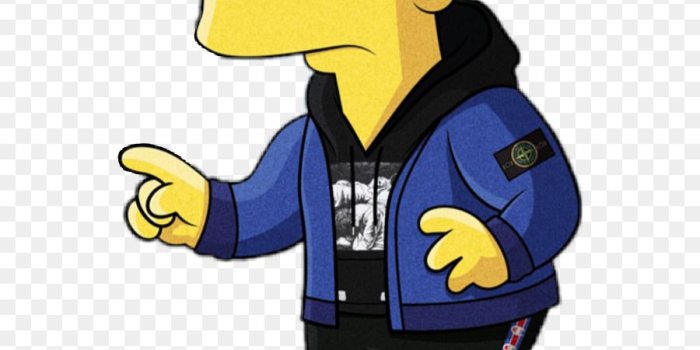 900x1240 Bart Simpson Supreme Transparent & PNG Clipart Pictures Free