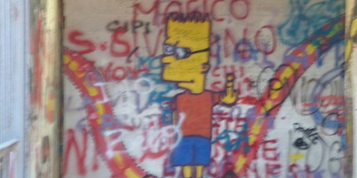 1024x768 Sottopasso di S. Francesco, Volterra - subway with graffit…