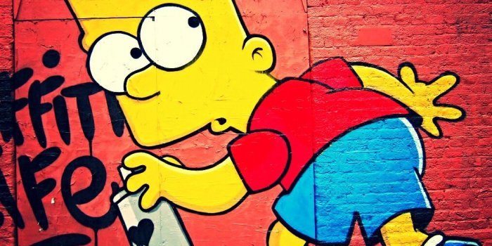 1015x1018 Bart Simpson Graffiti Charlotte Plaza Midwood's Debate Over Bart Art