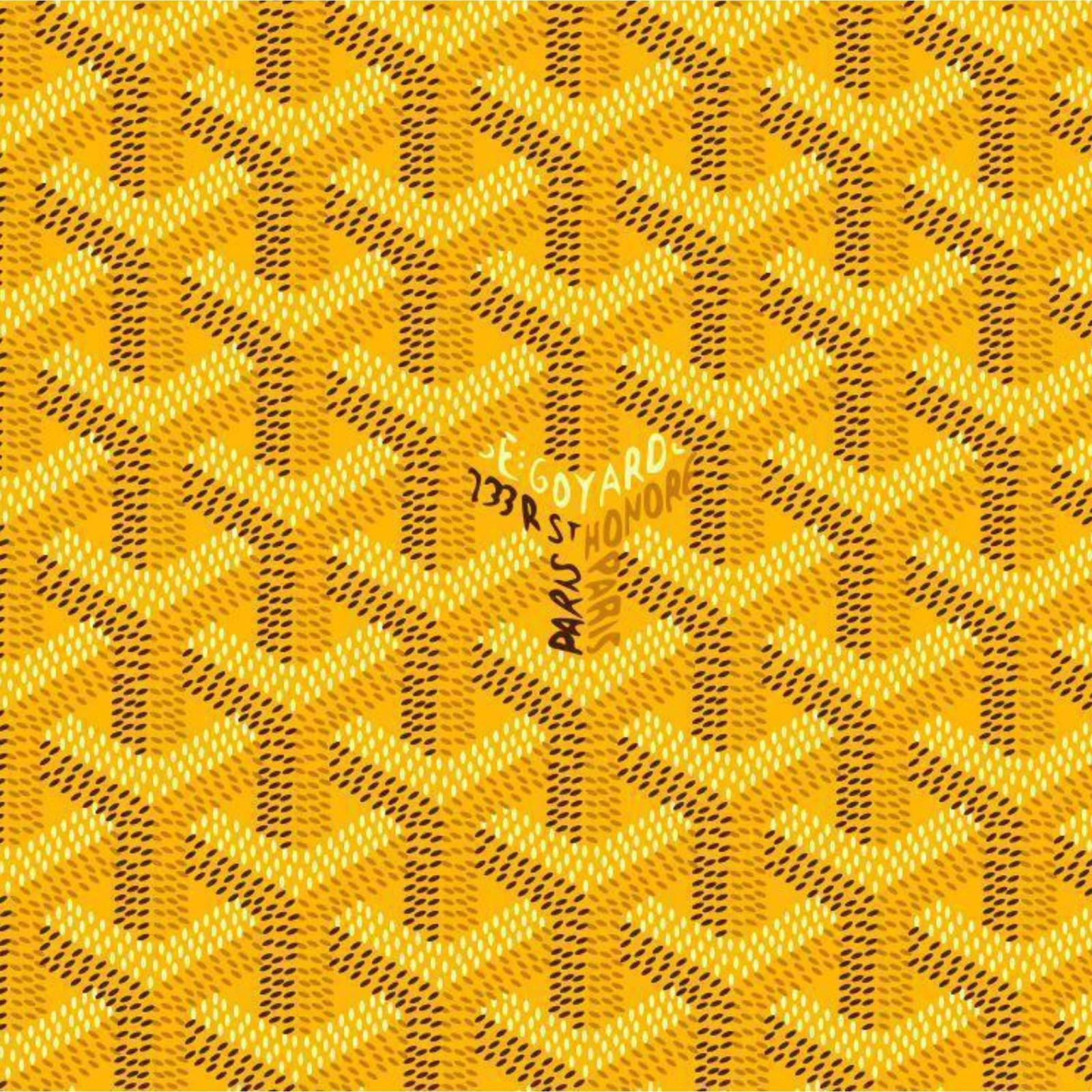 2048x2048 Yellow Goyard Pattern - Tap to see more goyard wallpapers
