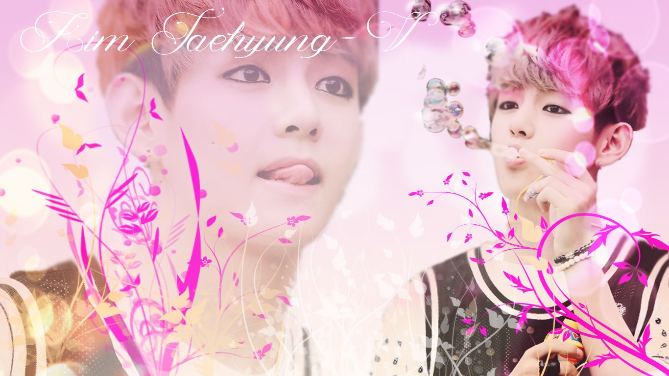 1366x768 BTS V Wallpaper by YummiButta - Wallpaper