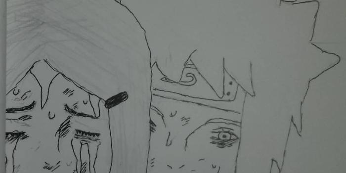 1080x1080 CLIPART WALLPAPER BLINK - Drawn Naruto sad 19 - 1080 X 1080 for