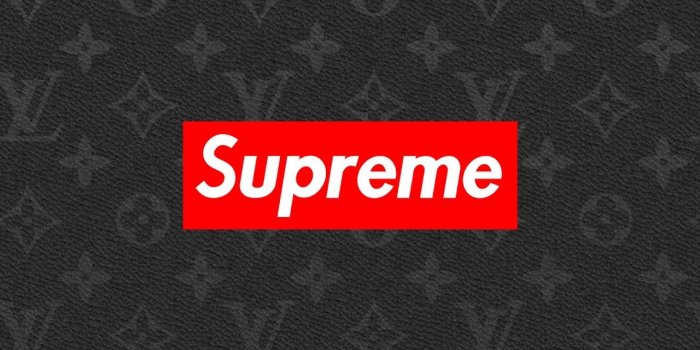 1280x720 Gold Louis Vuitton Supreme Logo - LogoDix