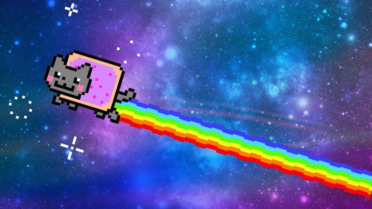1192x670 Nyan Cat Wallpapers Free Download | nyan b cool in 2019 | Cat