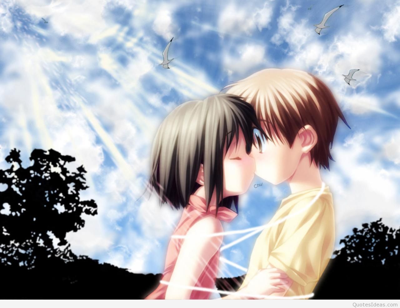 1280x987 Cute Anime Couple Hd Wallpapers (30+ images) on Genchi.info