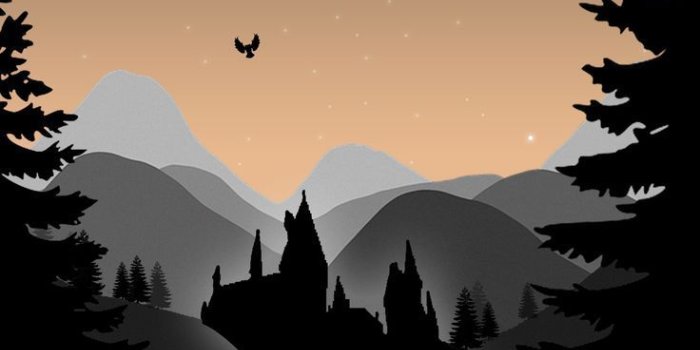 736x1247 HOGWARTS PHONE WALLPAPER - Harry Potter inspired illustration