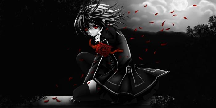 1366x768 46+] Dark Anime Wallpaper HD on WallpaperSafari