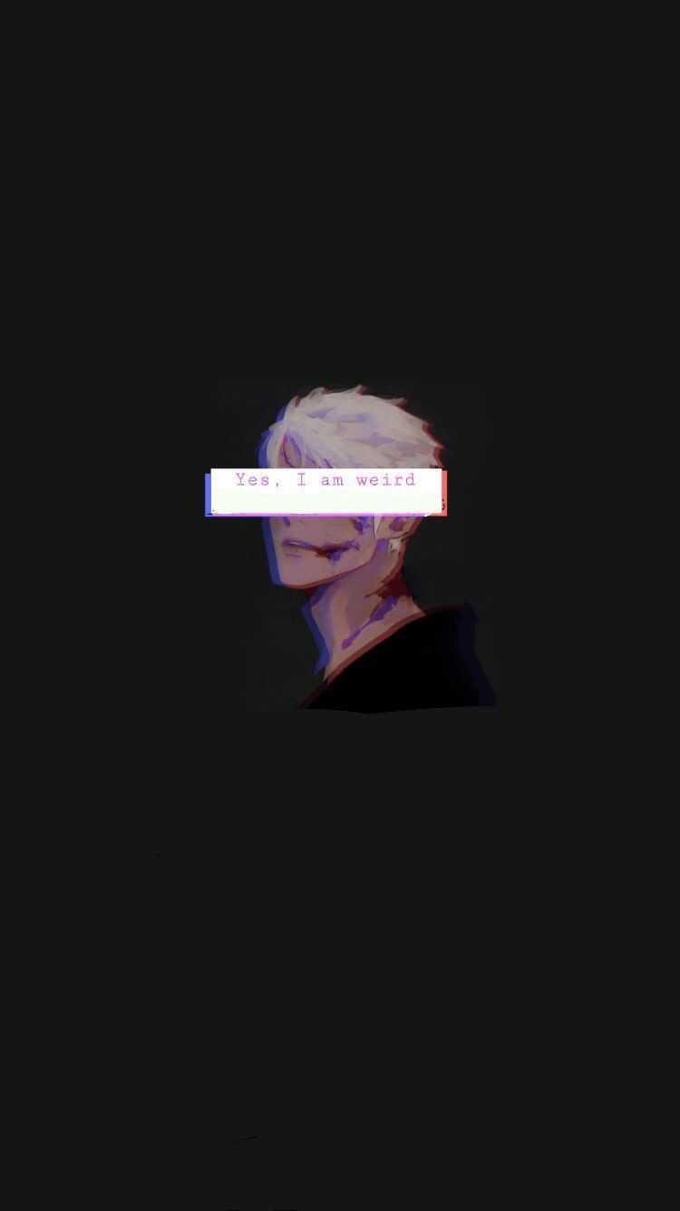 750x1334 Save = Follow Kisa | Sad anime in 2019 | Black wallpaper, Hypebeast