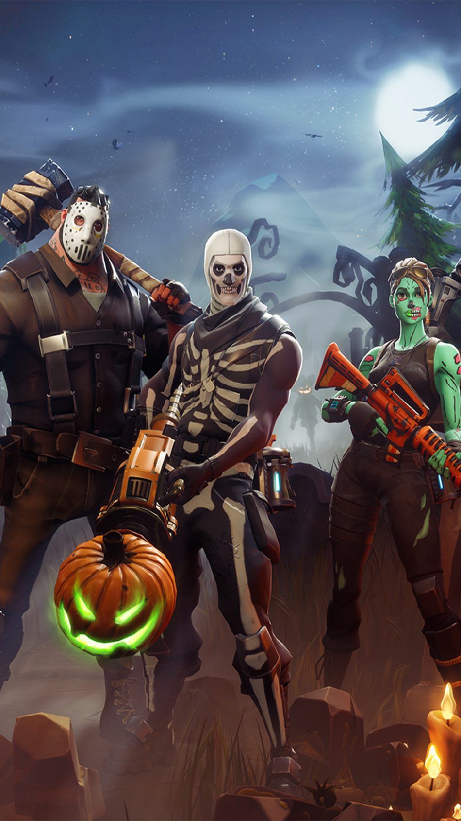 950x1689 Download Halloween In Fortnite Battle Royale Free Pure 4K Ultra HD