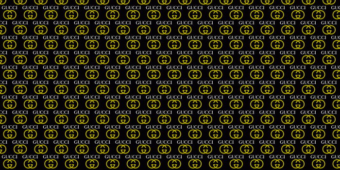 2560x1440 Gold Gucci Desktop Wallpaper