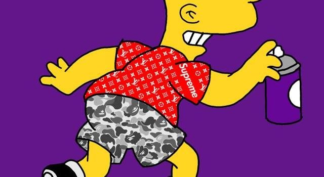 640x1280 Bape Bart Wallpapers