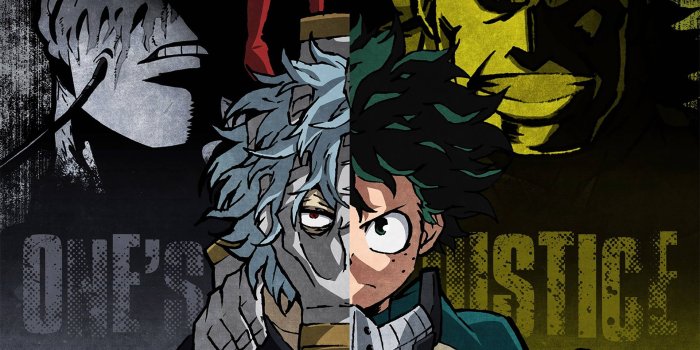 1920x1080 Shigaraki and Deku. Wallpaper from My Hero One's Justice