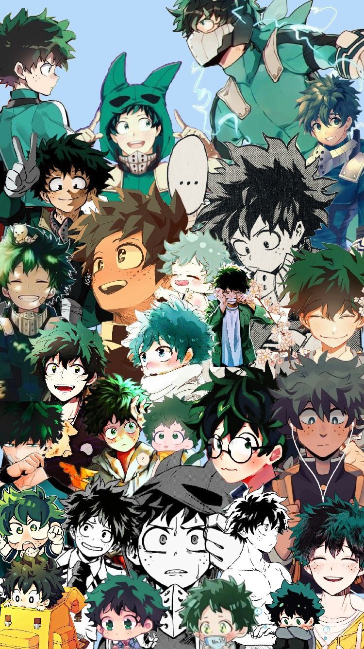750x1334 A deku lockscreen/wallpaper deku mha bnha anime...