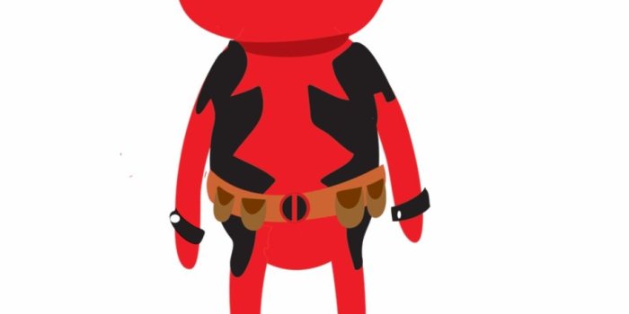 920x1124 Anime Girl Waving Wallpaper Chibi Deadpool Wallpaper - Deadpool Free