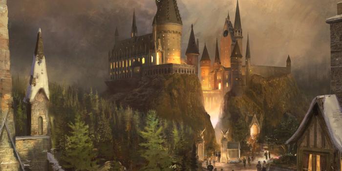3600x2615 Harry Potter Painting Unique Hogwart's Concept Art Desktop Wallpaper