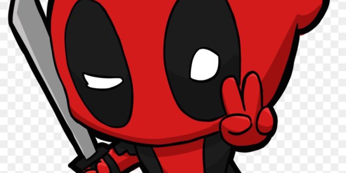 900x1040 CLIPART WALLPAPER BLINK - Deadpool Clipart chibi anime 2 - 900 X