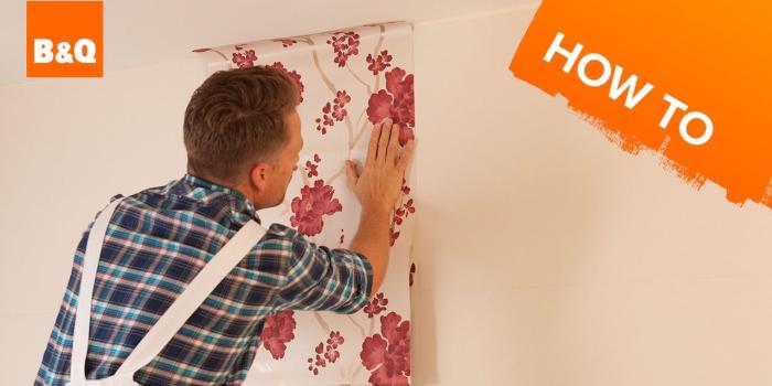 1280x720 How to hang wallpaper part 2: hanging