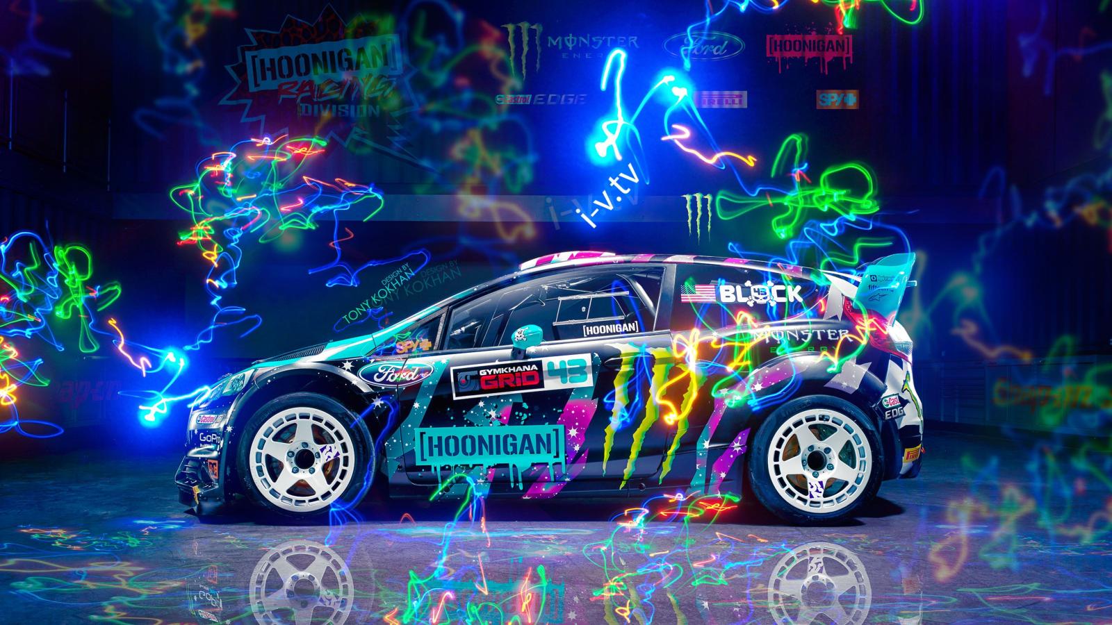 3840x2160 Wallpaper : Ford Fiesta, colorful, car, hoonigan, Ken Block