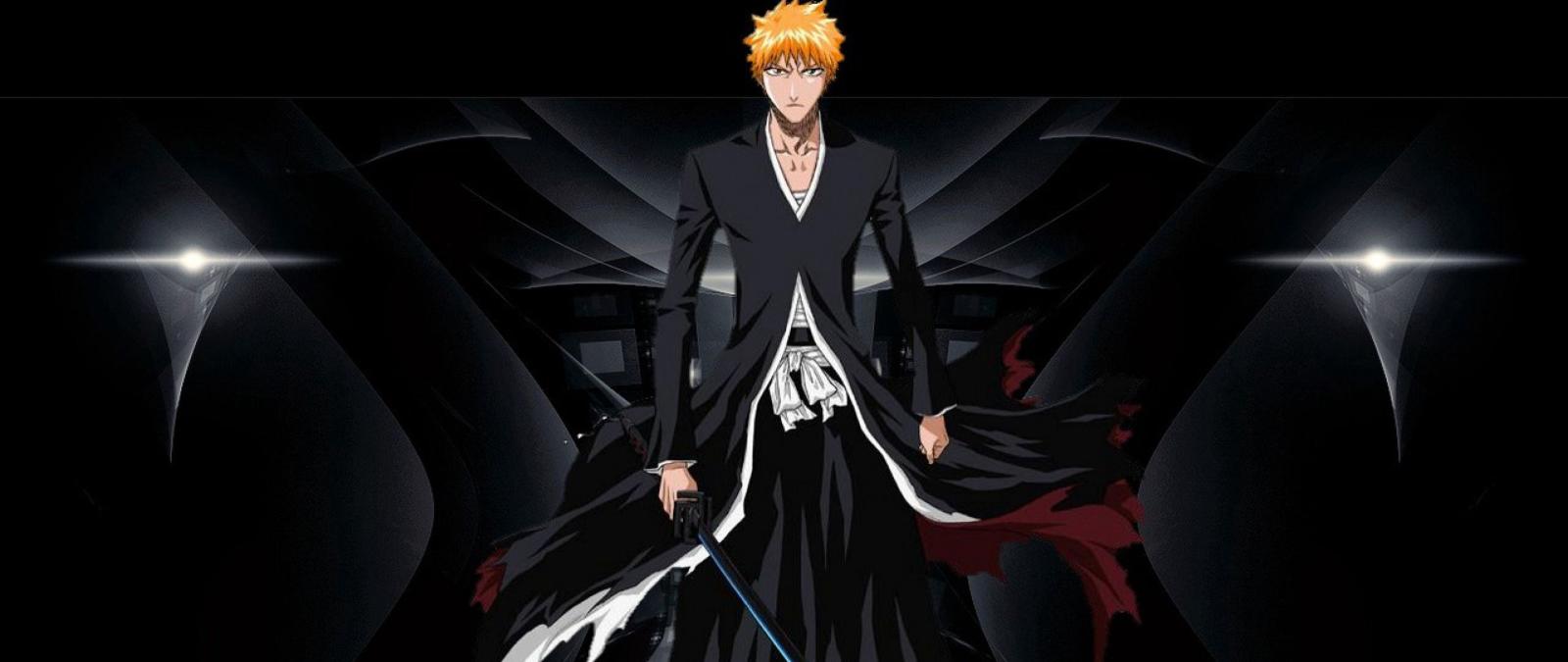 2560x1080 Download wallpaper 2560x1080 anime, bleach, character, ichigo