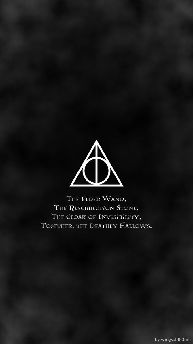 670x1191 Harry Potter And The Deathly Hallows Symbol Wallpaper Phone On
