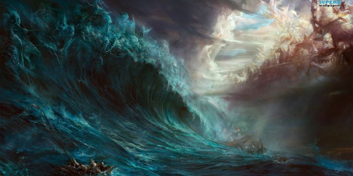 1366x768 Anime Fantasy Epic Battle 460154 Wallpaper wallpaper