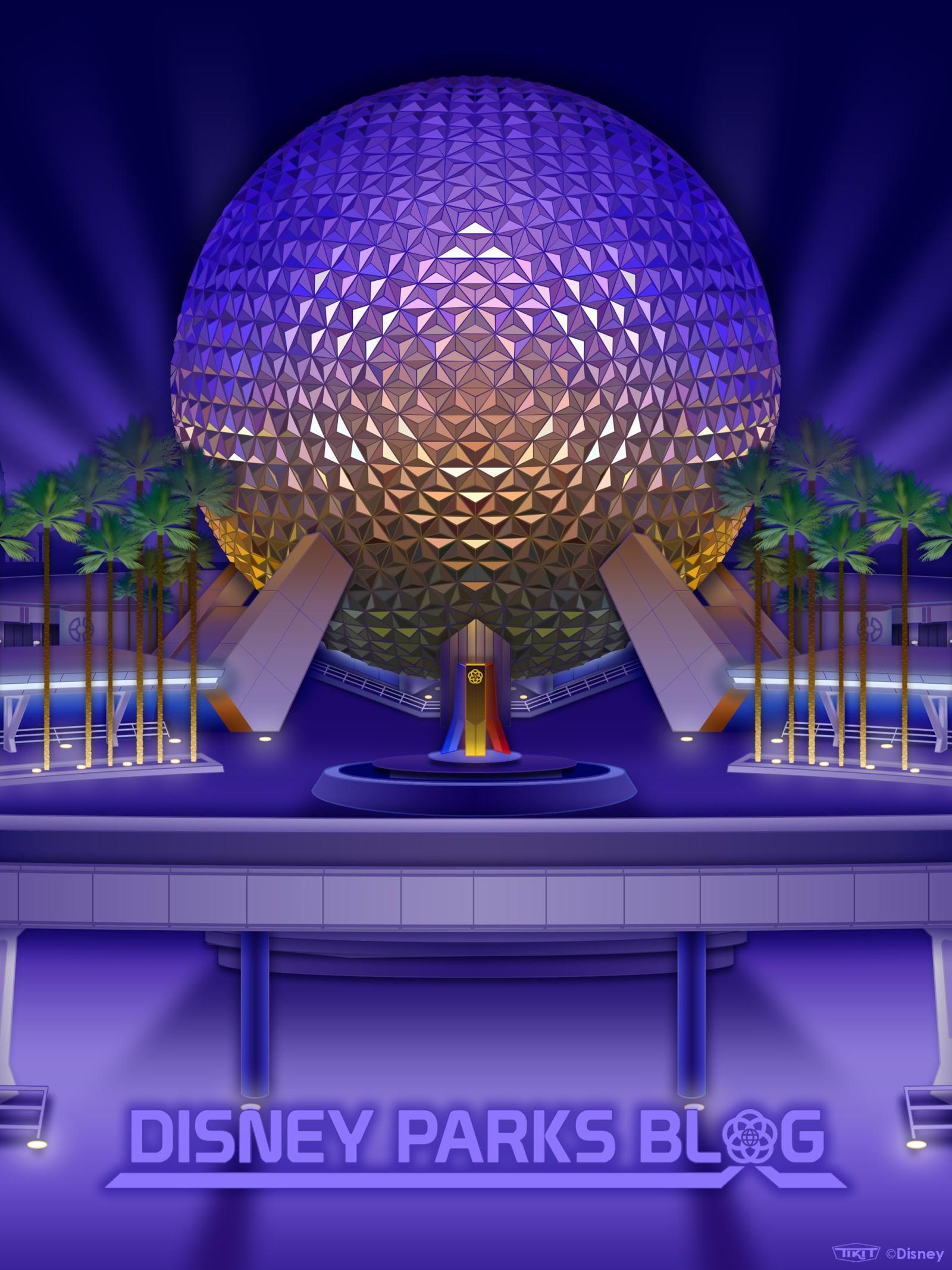 2048x2732 Classic Epcot Center Wallpaper – Desktop/iPad | Disney Parks Blog